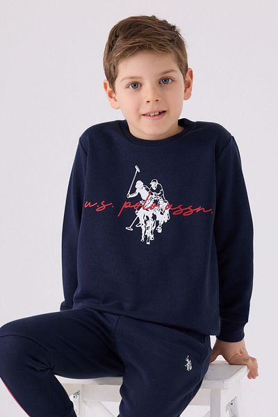 U.S. Polo Assn. Set de trening pentru băiat bleumarin