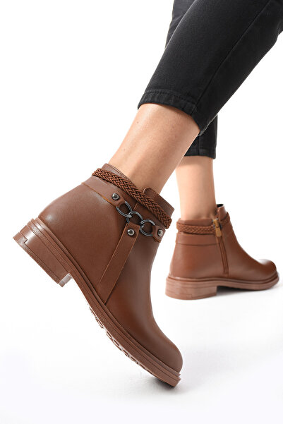 Neva'nın Butiği Termolight Taban Fermuarlı Kadın Kışlık Bot