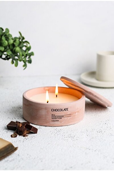LALEZEN HOME Çikolata Kokulu Mum- Cholate Scented Canile
