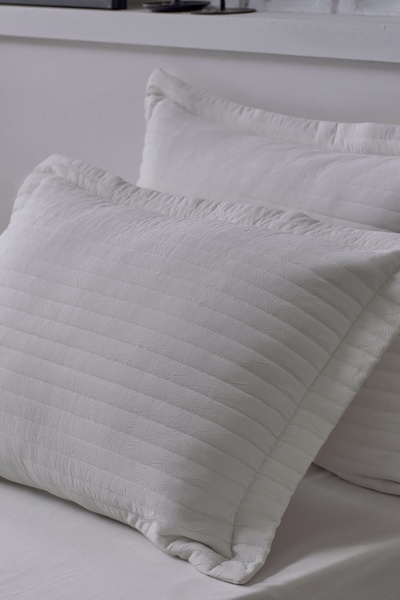 Doqu Home Otto Yatak Örtüsü Tek Kişilik - Ekru