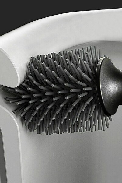Sunplast Antibacterial Silicone Toilet Brush - Toilet and Toilet Bowl Cleaning Brush - Soft Toilet Brush