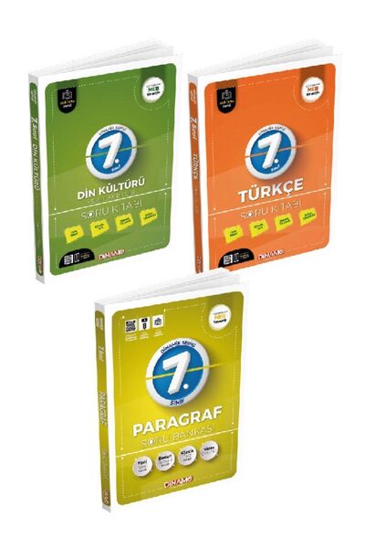 Dinamo Yayınları 7 Sınıf Türkçe Din Kültürü Paragraf Soru Bankası Yeni Nesil ...
