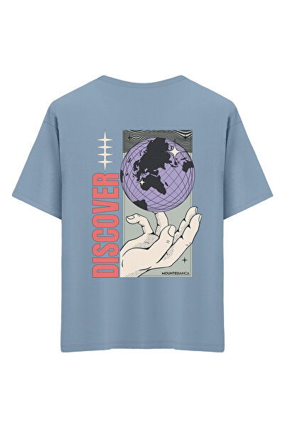 Mounte Bianca Unisex Discover - Oversize kroj T-shirt