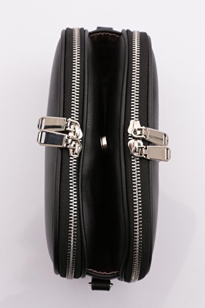 DGN Kadın Zincir Detaylı Çanta Siyah 7123555