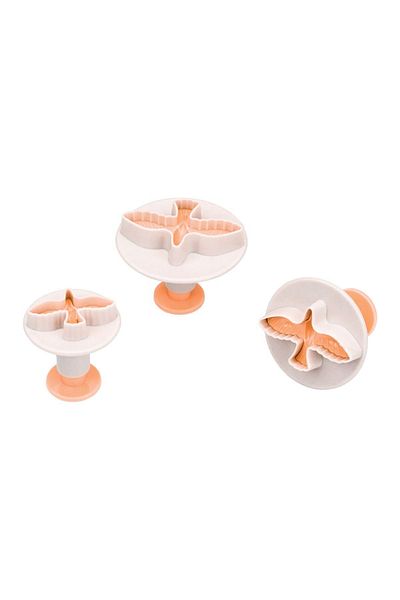Sunplast Seagull Cookie Mold Cookies - 3-Piece Pressed Sugar Dough Cutter