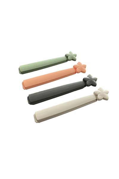 Sunplast Bag Clip - 4 Pieces with Star Figure