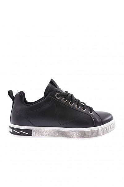DGN 22515-22510 Pantofi pantofi pentru femei din shearling negru