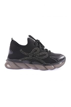 Dgn 218 Kad n Strech Detayl Silver Ta l Ba c kl Sneakers Ayakkab Siyah Fiyat Yorumlar Trendyol