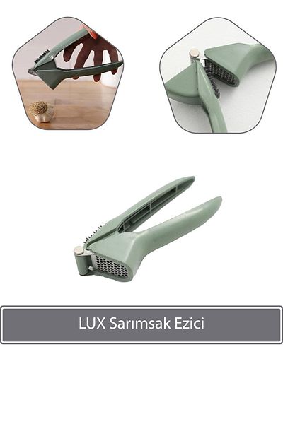 Sunplast Lux Garlic Crusher - Green