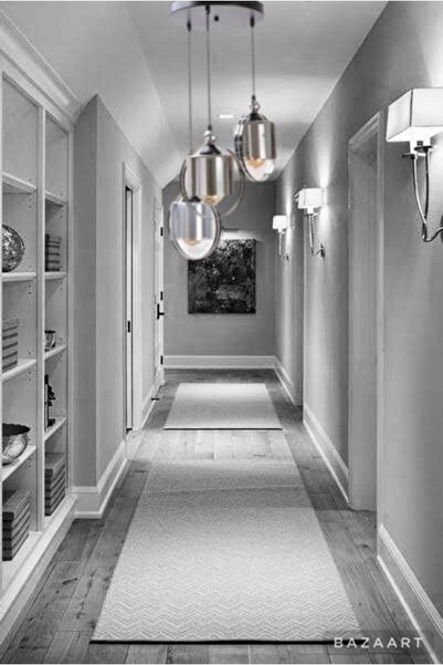 Avize 3lü Hira Siyaha Krom