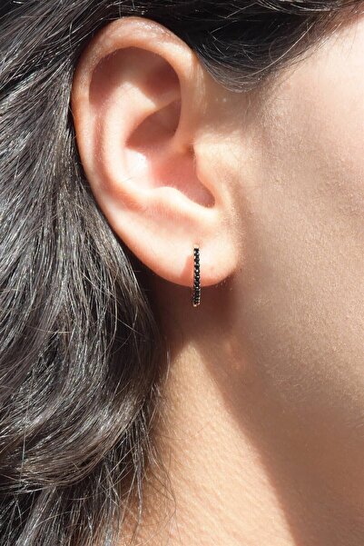 jelux silver Gümüş 925 Ayar Su Yolu Zirkon Taşlı Küpe