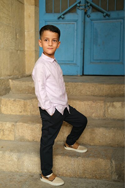 SARYA Erkek Çocuk Keten Gömlek