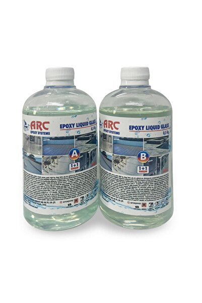 ARCMARİN KİMYA VE DENİZCİLİK HIRDAVAT Epoksi Lıquıd Glass Sıvı Cam -Ultra par...