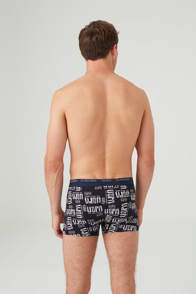 U.S. Polo Assn. Ανδρικά Μαύρα Μονά Μπόξερ 80618