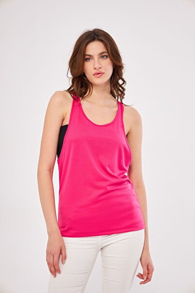 Moda Işık Sporcu Atleti Fuşya Renk Kobe Baskılı