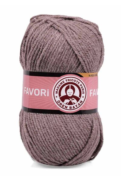 Ören Bayan Kahverengi Favori 1 Adet El Örgü Ipi 014