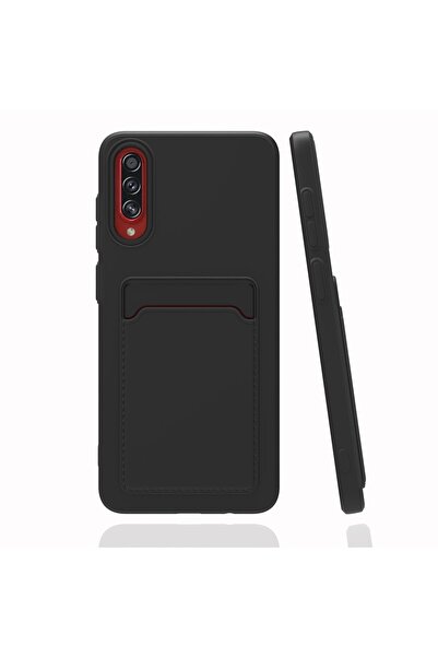 Fibaks Samsung Galaxy A70 Kılıf Kamera Korumalı Kartlıklı Cüzdanlı Kırmızı Tu...