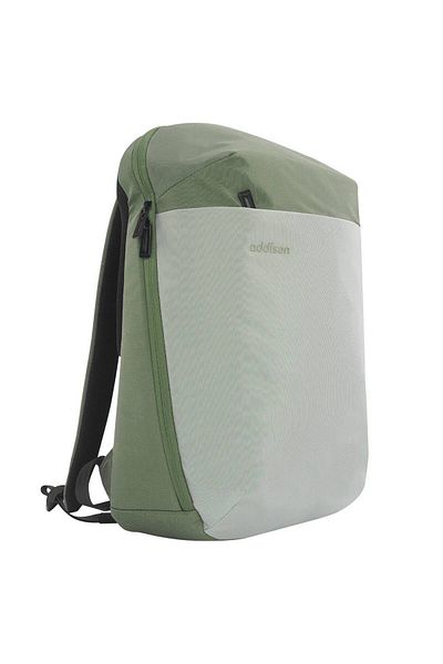 ADDISON Green Comfortable Lightweight Backpack - 14.0''-15.6'' Notebook Compatible