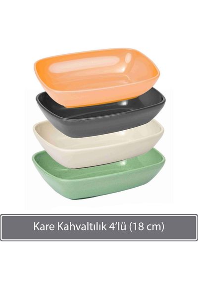 Sunplast Leaf Breakfast & Snack Bowl 4 Pieces (18 Cm)