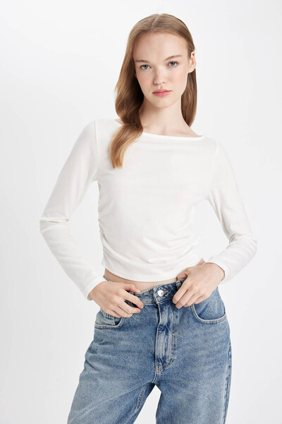 DEFACTO FİT Long Sleeve T-Shirt (24 AU)