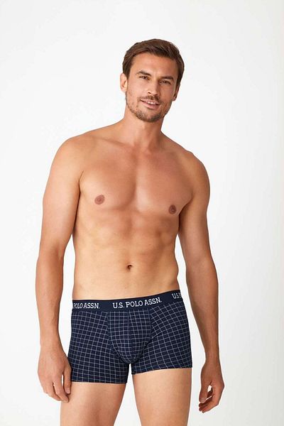 U.S. Polo Assn. Ανδρικό Navy Blue - Navy Blue Printed 2-Pece Boxer 82006