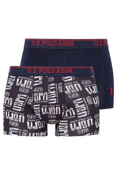 U.S. Polo Assn. Мъжки тъмносини боксерки от 2 части 80367