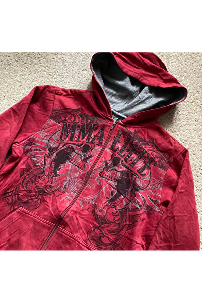 DEEFWEAR Hooded Zippered Double Skull Hoodie