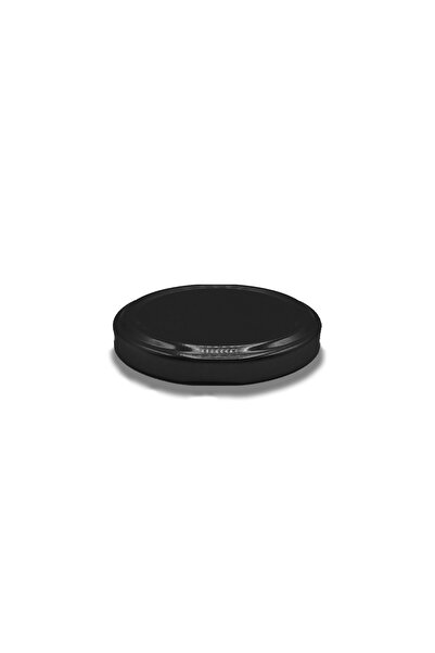 Afracam Black Metal Can Lid - 43mm, 40cc Jar, 10 Pieces