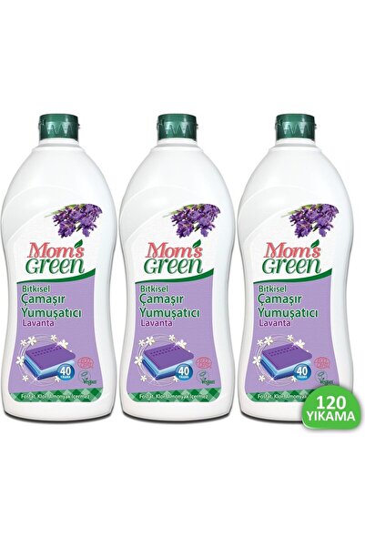 Mom's Green 3'lü Set - 750 ml Lavantalı Bitkisel Çamaşır Yumuşatıcı ( 750 ml ...