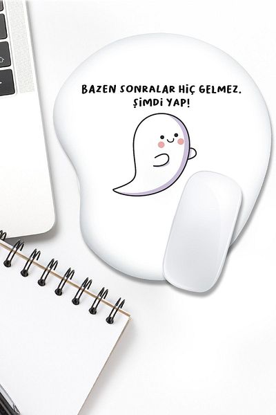 fafaatölye Mouse Pad Printed with Wrist Support