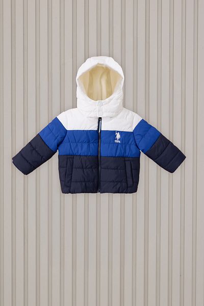 U.S. Polo Assn. Baby Boy Navy Blue Baby Coat