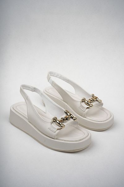 Buem BT Buckle Detailed Daily Comfortable Slippers Sandals Women's Slippers Sandals