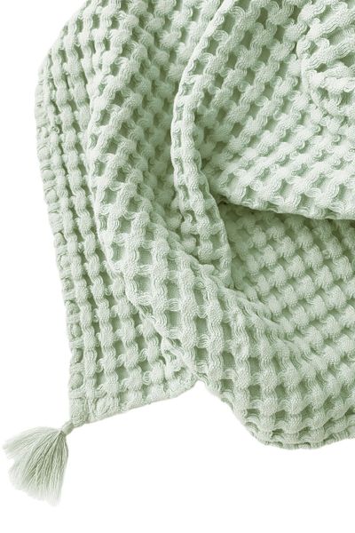 Casadora Baby 100% Cotton Single Thick Waffle Duvet Cover - Mint - 160 X 220 Cm