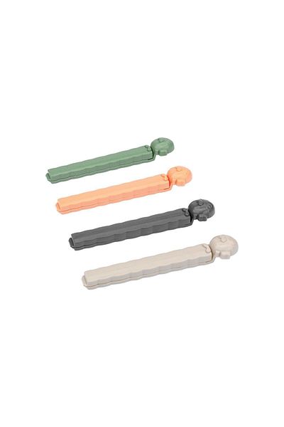 Sunplast Bag Clip - 4 Pieces with Fish Figures