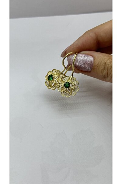 Selen’S Gümüş Gümüş Anne Küpesi Askılı Gül Küpe