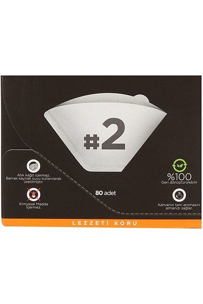 COOK Premium Filter Coffee Paper - Size 2
