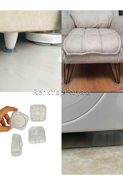 RENK YAPI RÜYASI Koltuk, Yatak, Baza, Berjer ayakları için yükseltici ve koru...