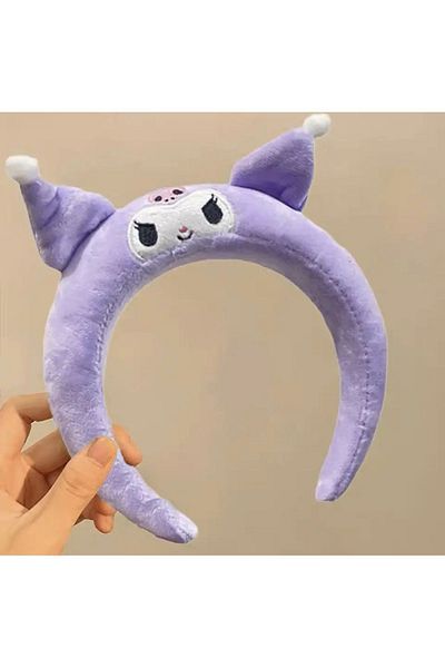 synshop Sanrio Kuromi - 1St Quality Soft Textured Mole Crown Tanch Hair Accessory