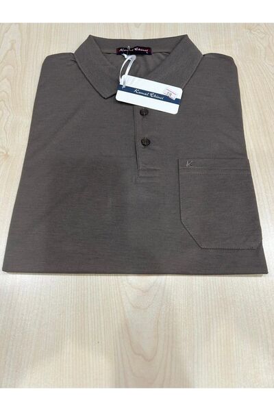 KEMAL EKİNCİ Quality Men's Polo Collar Pocket T-Shirt