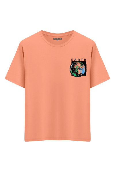 Mounte Bianca Unisex Zemlja - Oversize kroj T-shirt