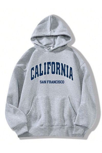Deocept Φούτερ με κουκούλα με κουκούλα με στάμπα California