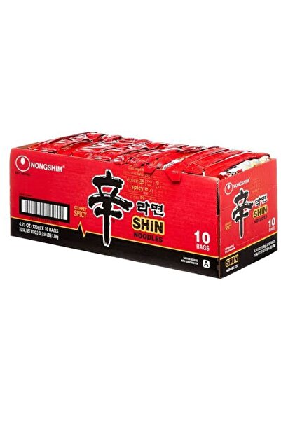 nongshim RAMEN 10 ADET ORJİNAL KORE NOODLE MAKARNA ( Helal damgasız)