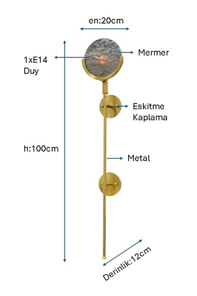 pulchino Eskitme Kaplama Modern Aplik Plc-1207-ap-e