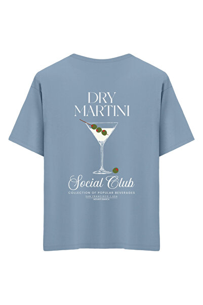 Mounte Bianca Unisex suvi martini - Oversize kroj T-shirt
