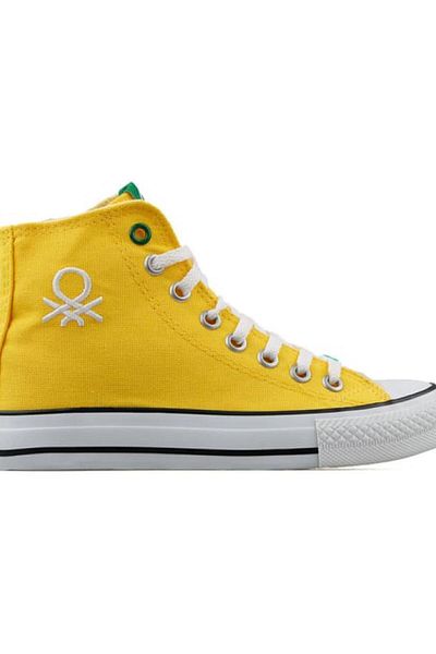 United colors of benetton yellow shoes online