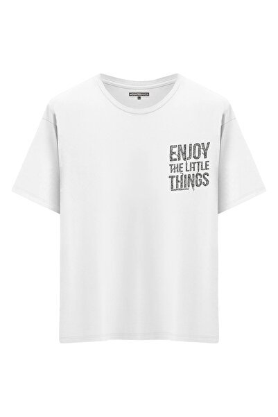 Mounte Bianca Unisex Uživajte - Oversize kroj T-shirt