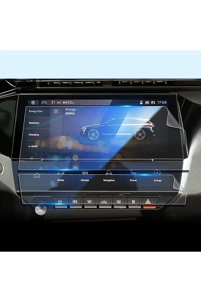 ZDN Case Nano Screen Protector Film Compatible with Peugeot 308 GT Line Navigation and Information Display