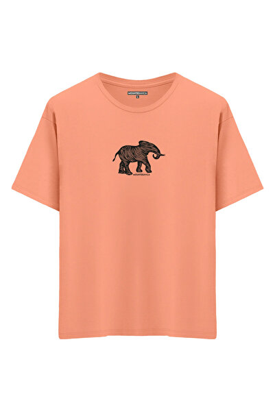 Mounte Bianca Unisex slon - Oversize kroj T-shirt