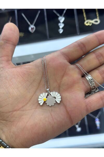 Aksesuar Aşk Kolyesi,papatyalı Açılır Kapanır Kolye | Açılır Kapanır Paptyala...