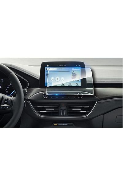 ZDN Case 8 Inch Navigation Tempered Screen Protector Compatible for Ford Transit